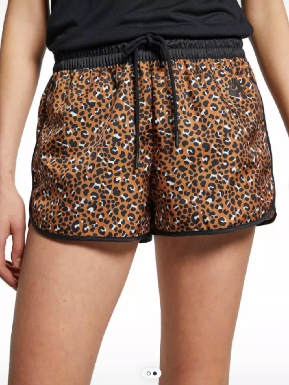Nike Leopard Print Shorts - Medium